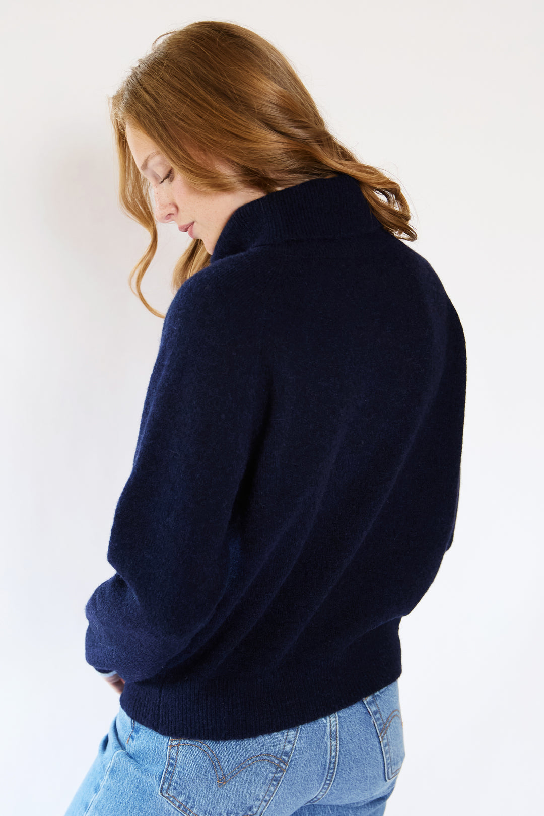 Aubrey Wool Blend Funnel Neck Jumper