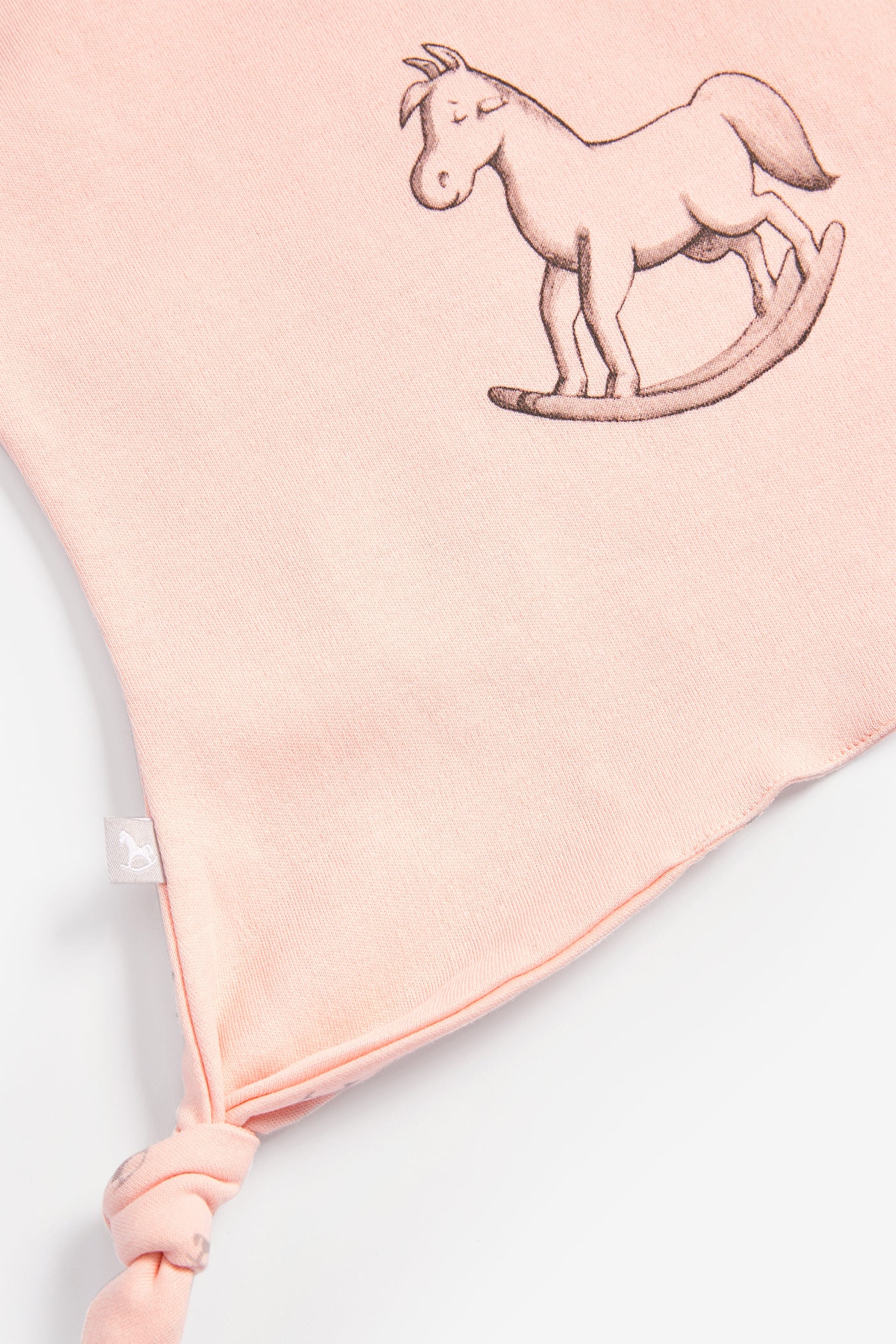 Super Soft Rocking Horse Comforter - pink
