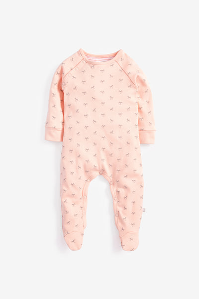Super Soft Jersey Sleepsuit - pink
