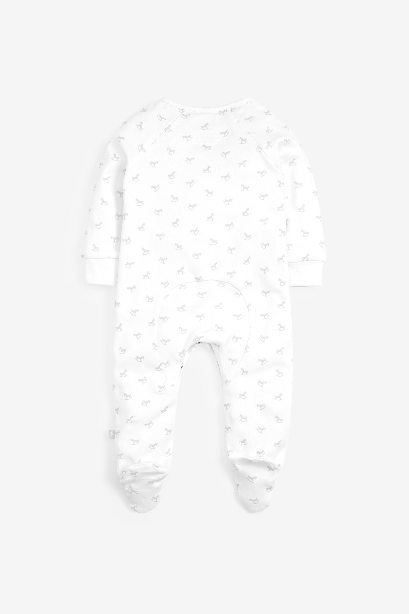 Super Soft Jersey Sleepsuit - white