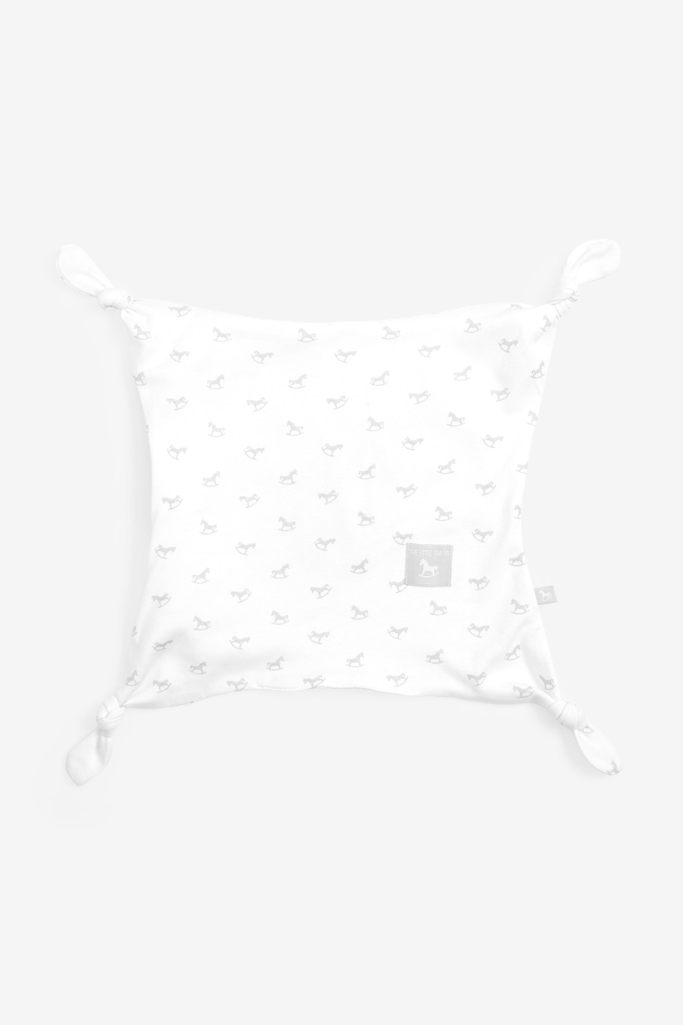 Super Soft Rocking Horse Comforter - white
