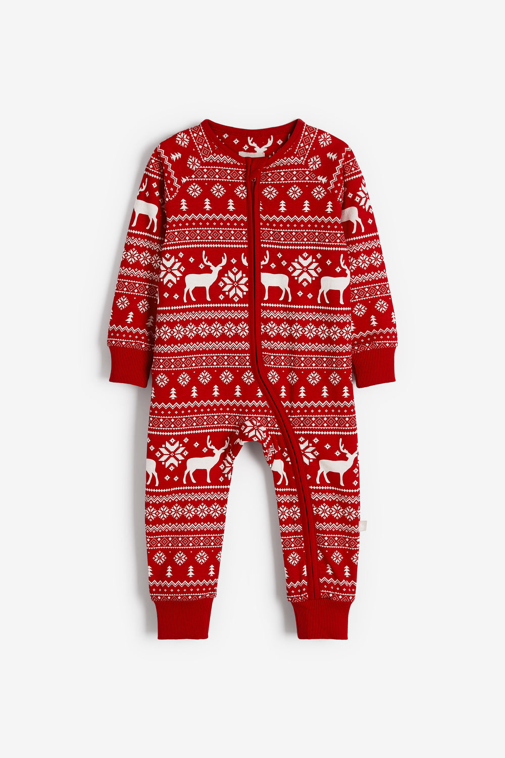Christmas Reindeer Fairisle Onesie 3m - 9 years