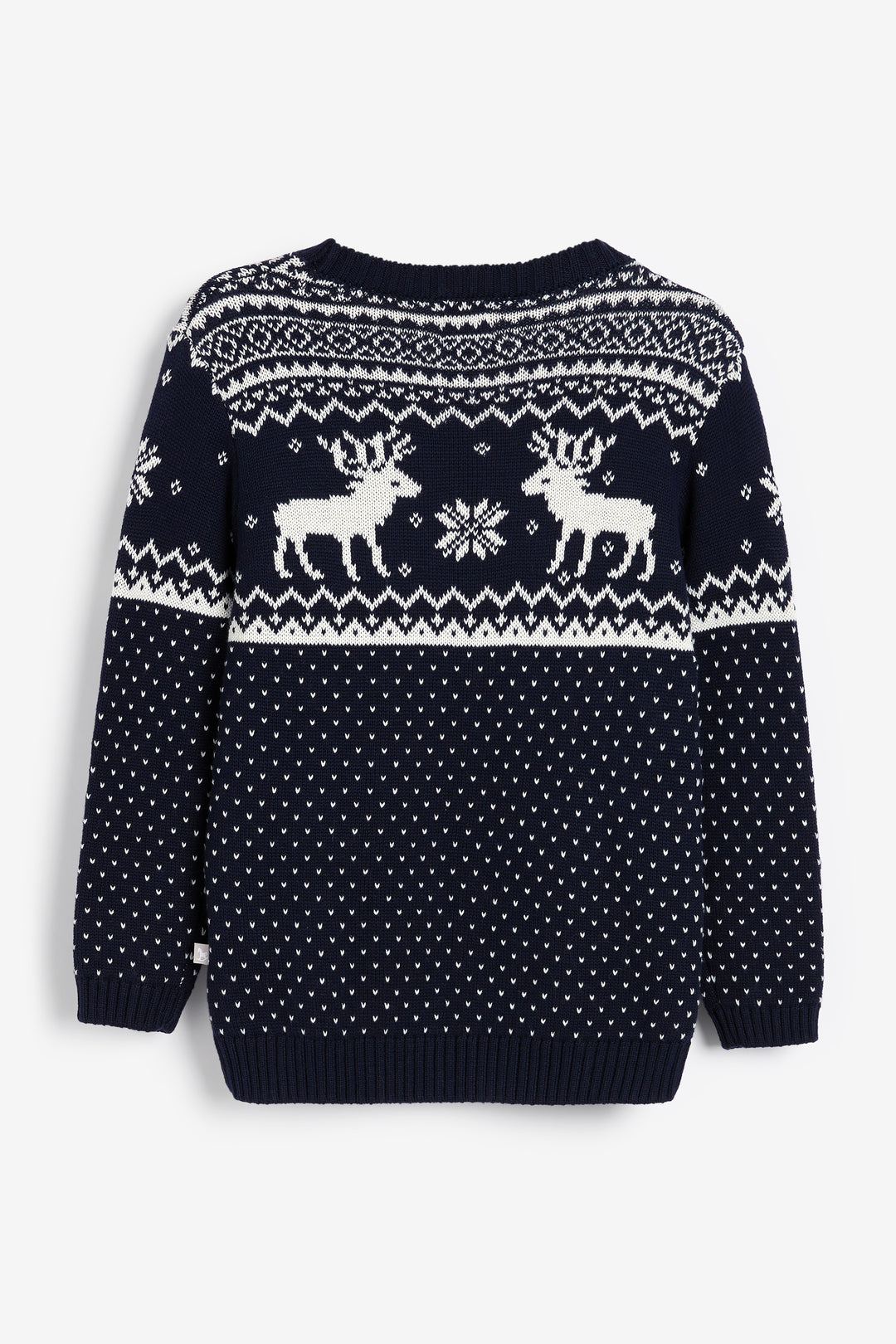 Reindeer Christmas Sweater Navy Blue Christmas Jumper