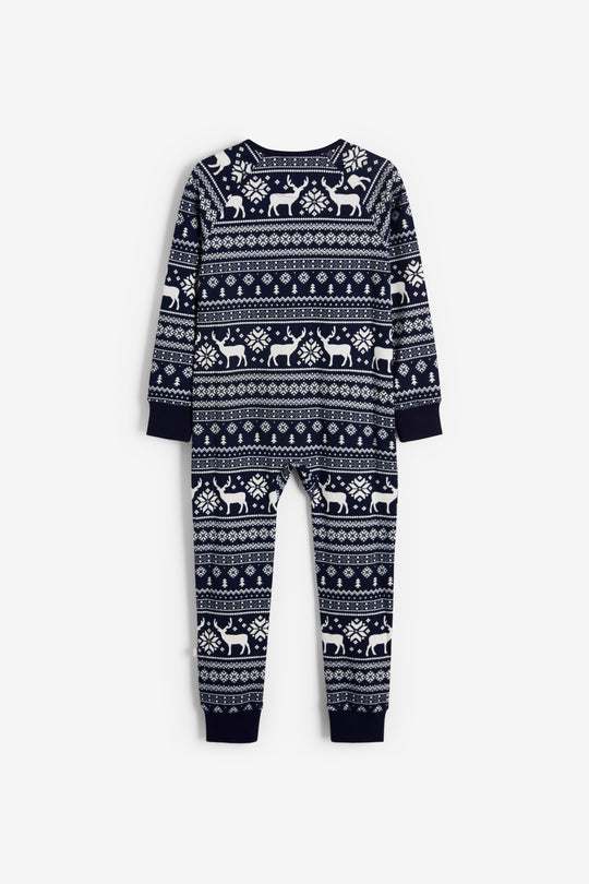 Christmas Reindeer Fairisle Onesie 3 months - 9 years
