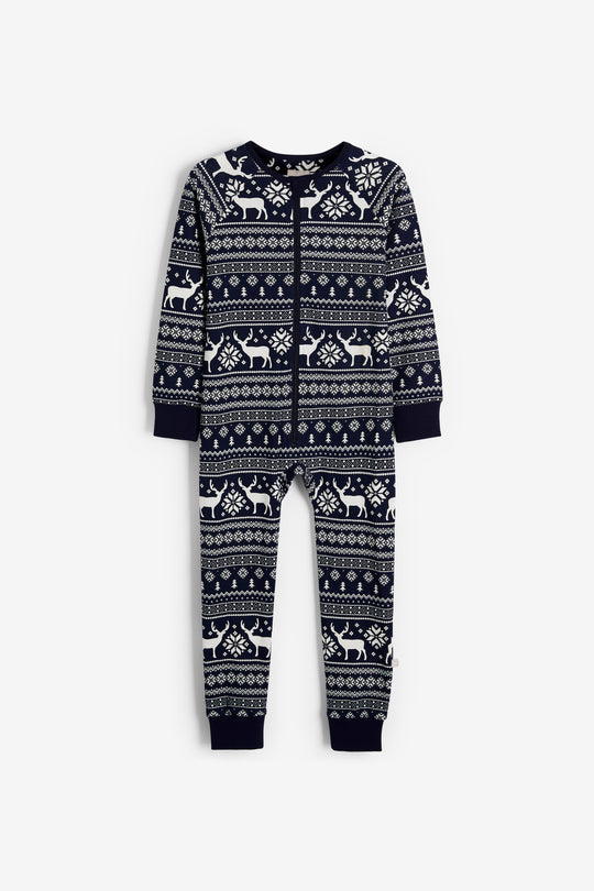 Christmas Reindeer Fairisle Onesie 3 months - 9 years