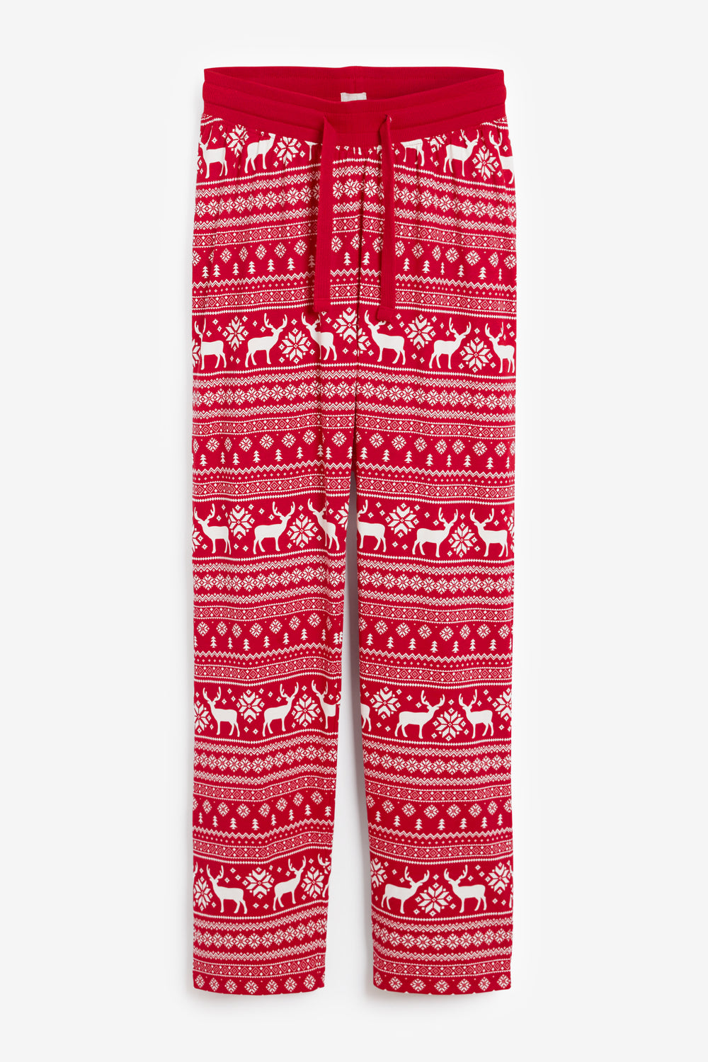 Christmas Mens Red Reindeer PJs