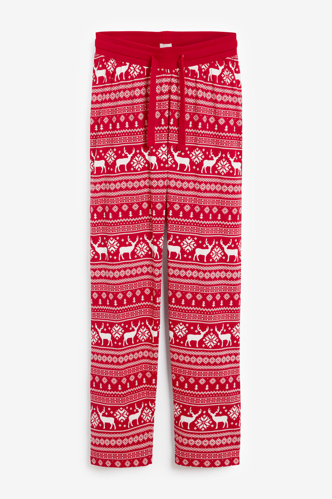 Christmas Mens Red Reindeer PJs