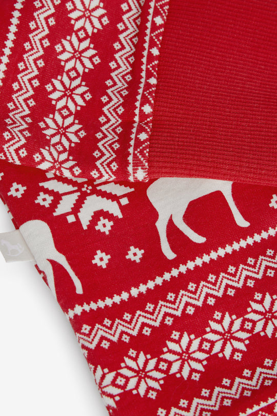 Christmas Reindeer Fairisle Onesie 3m - 9 years