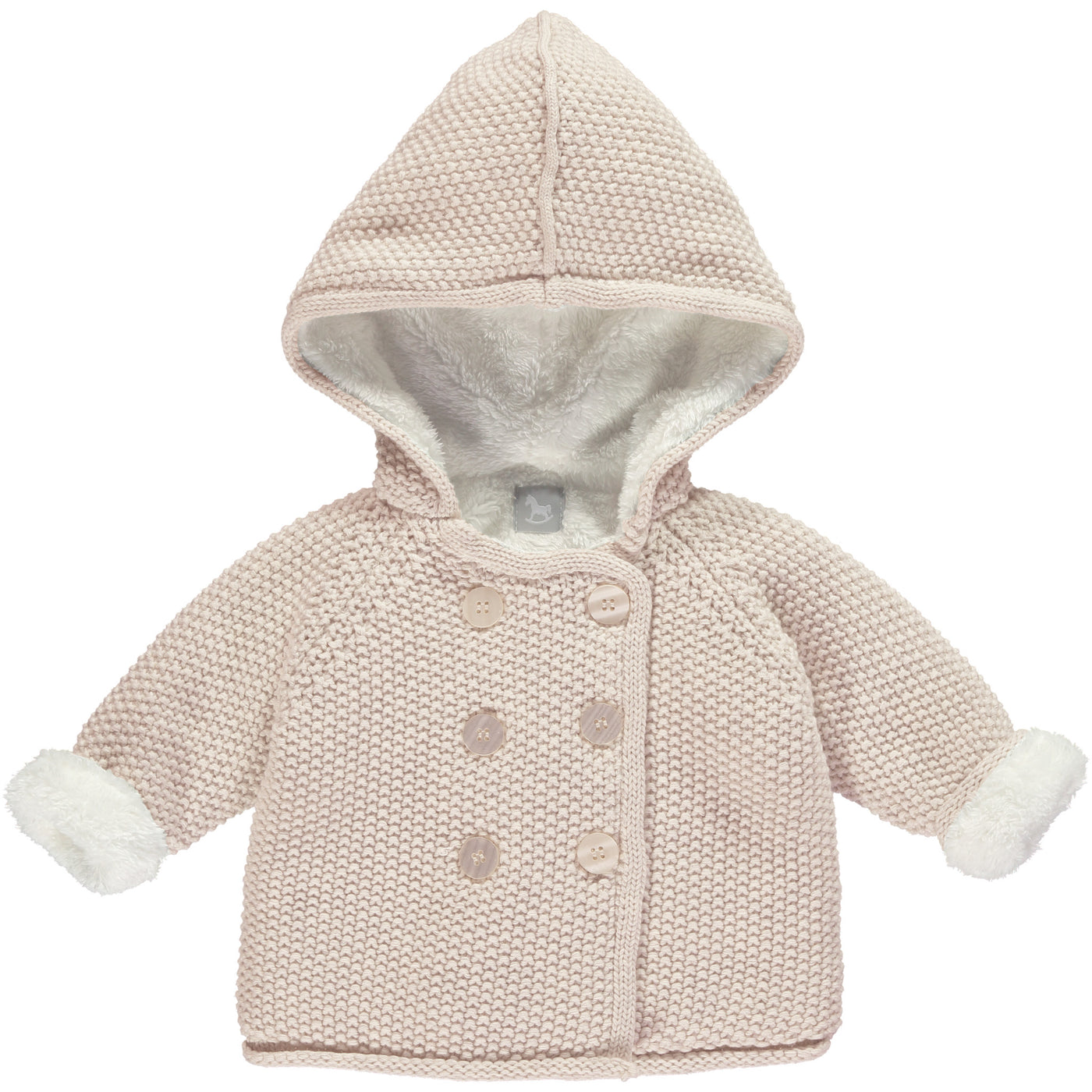 Pram Coat Plush Lined, pink