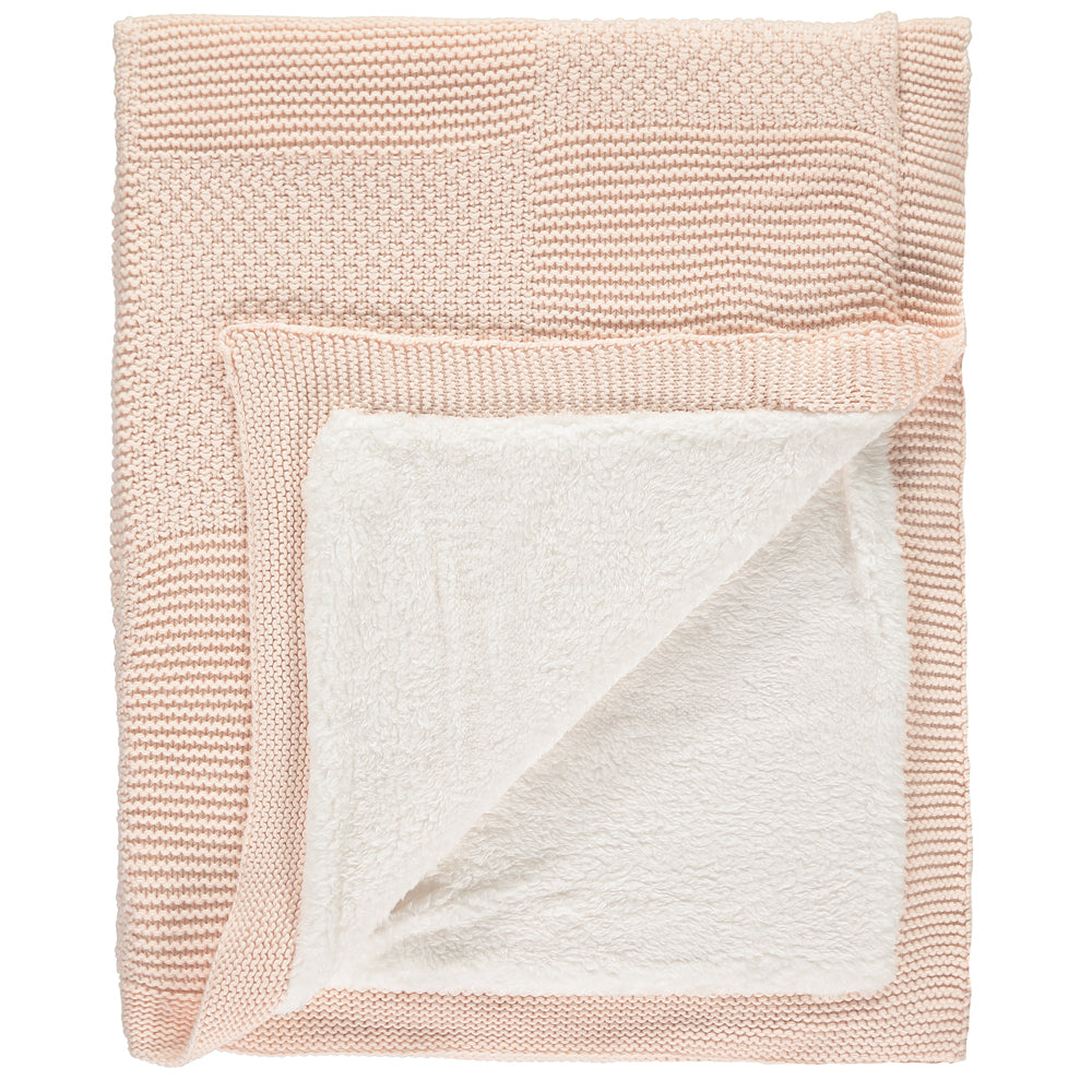 Large  Plush Lined Shawl/Blanket, pink