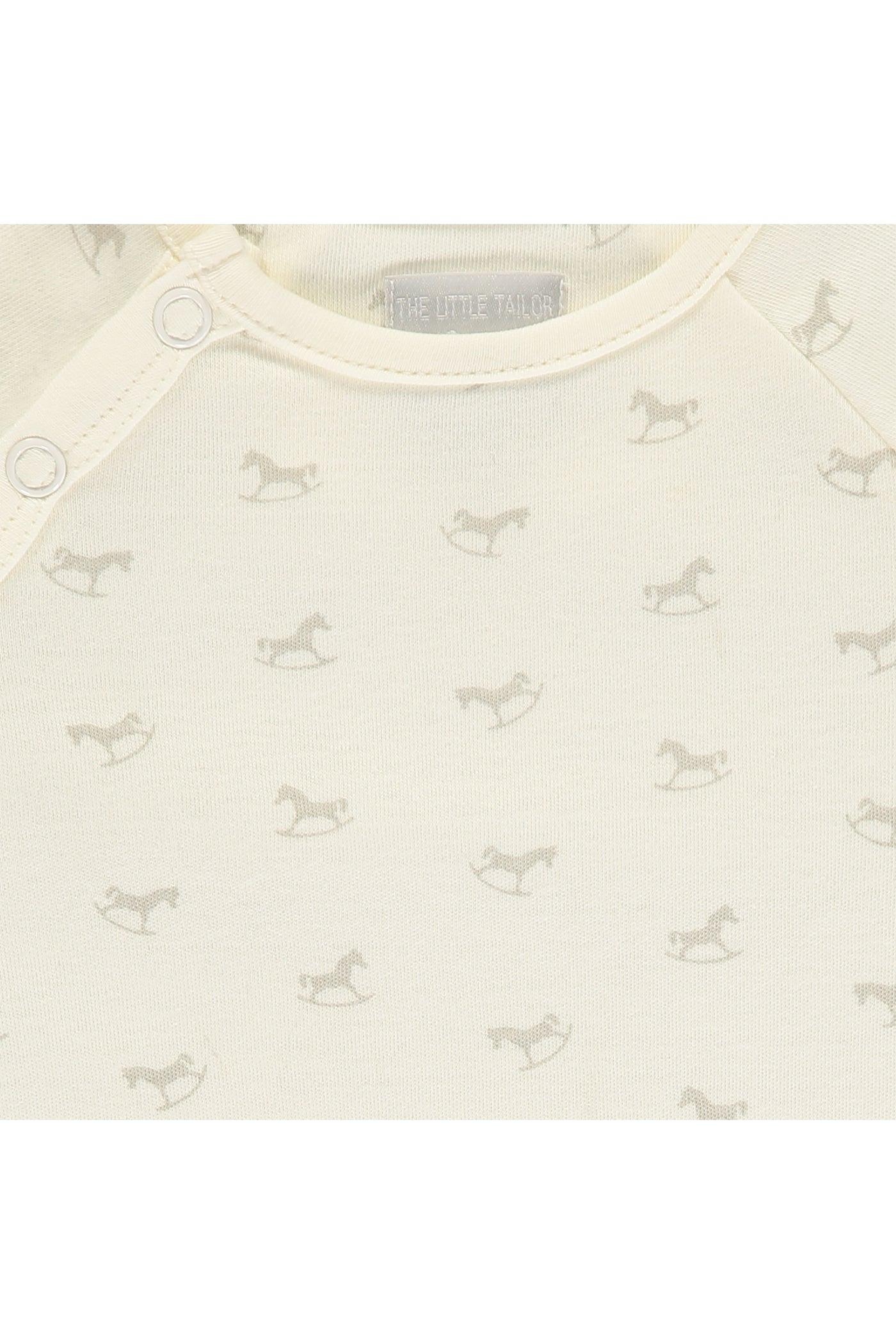 Super Soft Jersey Sleepsuit - cream