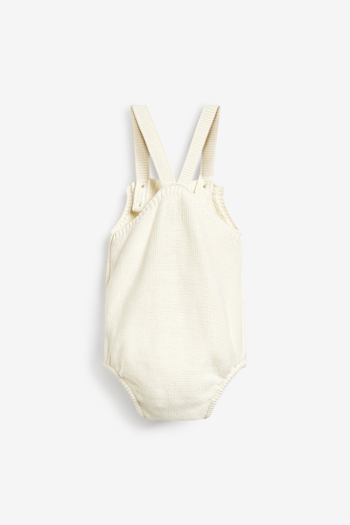 Cream Knitted Baby Romper