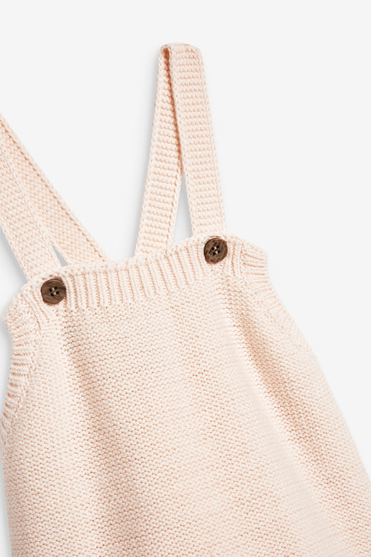 Pink Knitted Baby Romper
