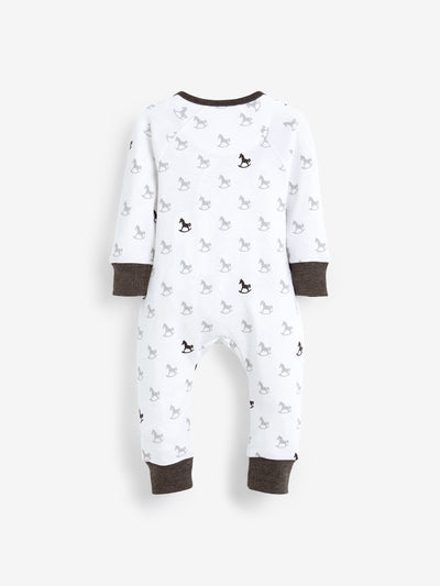 Zip front Onsie Rompersuit - Grey