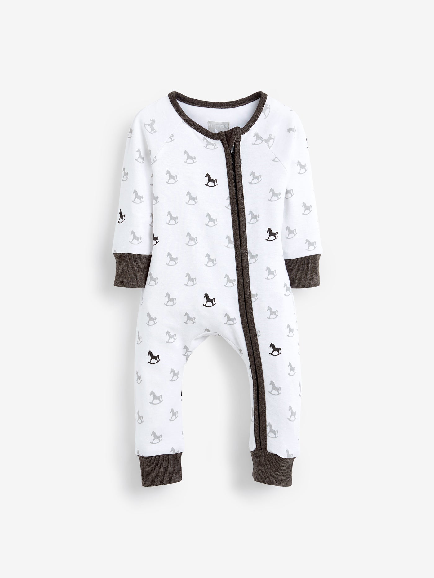 Zip front Onsie Rompersuit - Grey