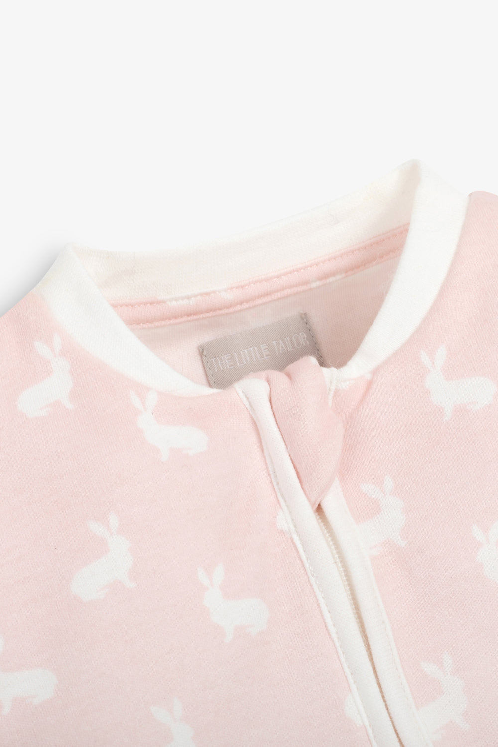 Sleepsuit/Onesie, rose pink hare print