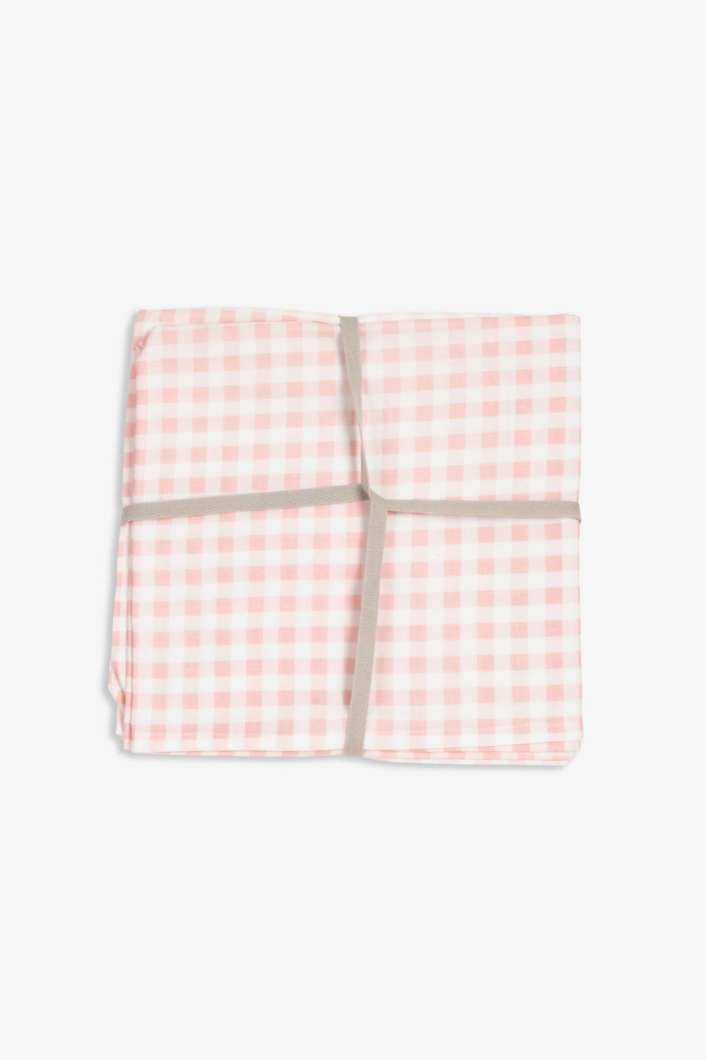 Large Muslin Blanket/Scarf, gingham rose print