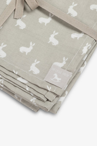 Large Muslin Blanket/Scarf, fawn hare print