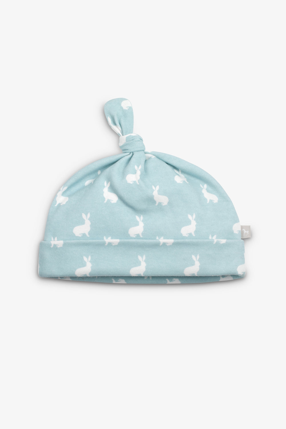 Welcome to the World Gift Set, sky blue hare print
