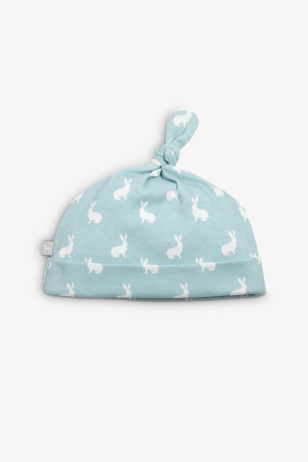 Welcome to the World Gift Set, sky blue hare print