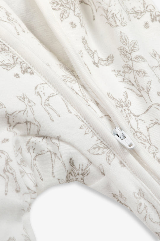 Welcome Little Baby Gift Set, white woodland print