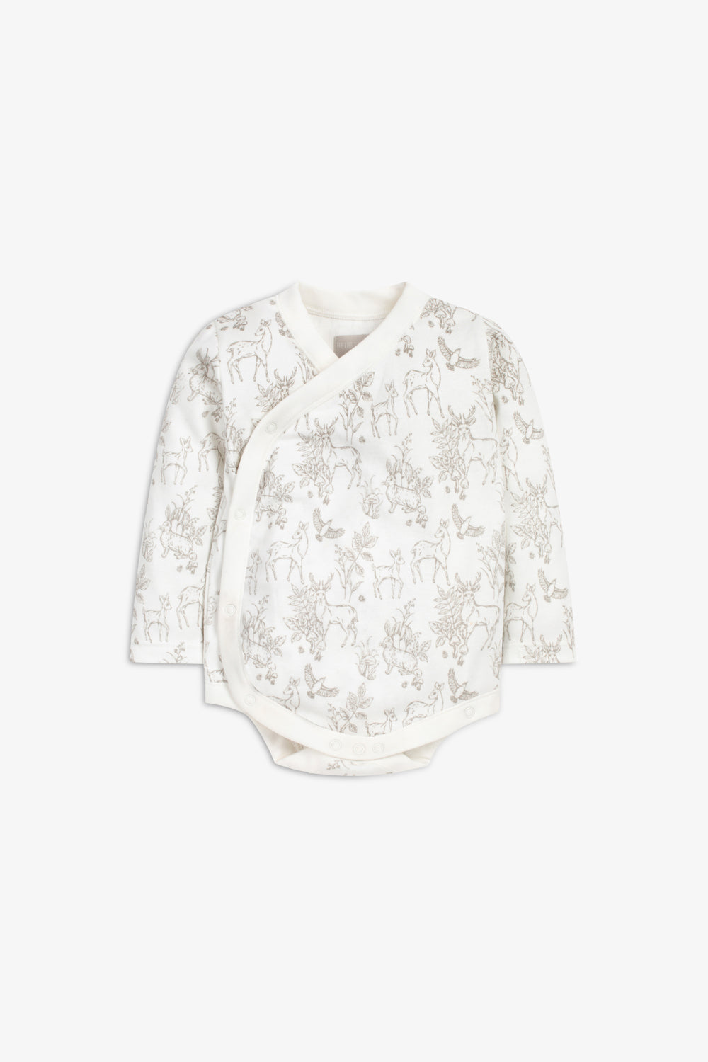 Welcome Little Baby Gift Set, white woodland print