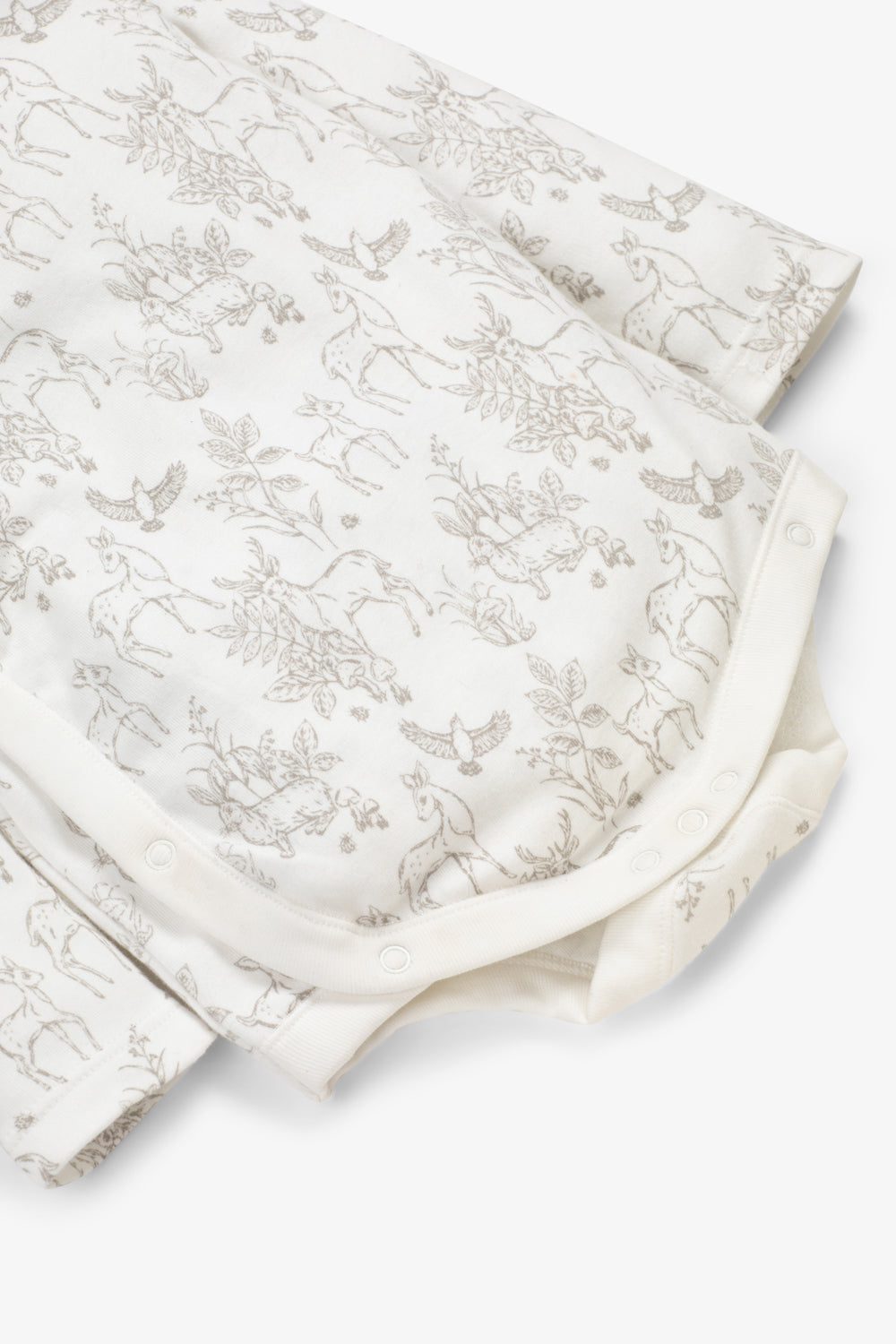 Welcome Little Baby Gift Set, white woodland print