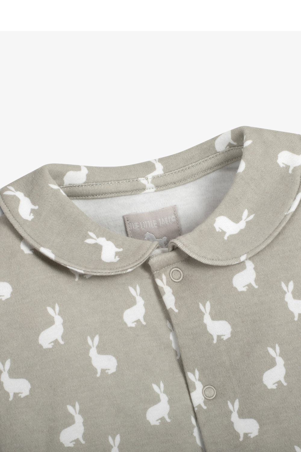 Jersey Shorty Romper - fawn hare print