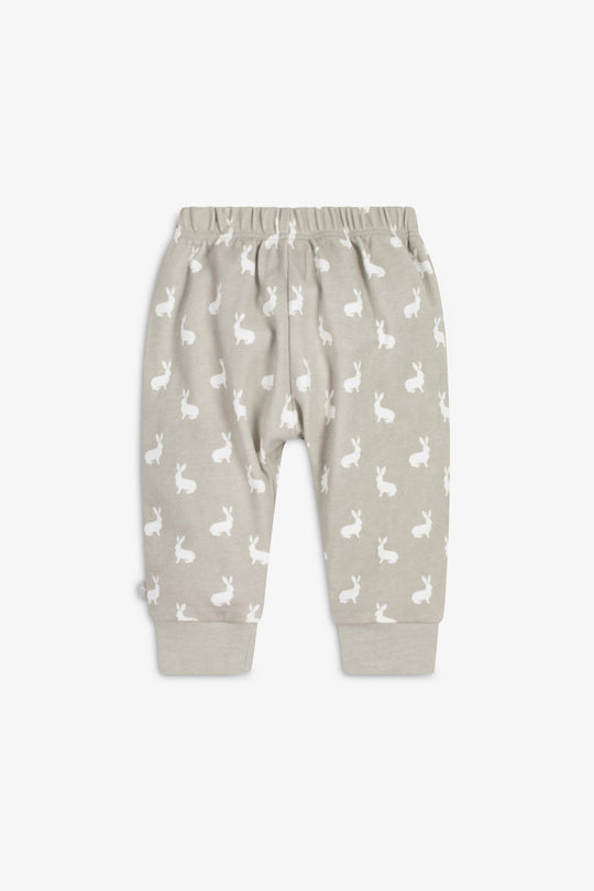 Top and Pants Set, fawn hare print