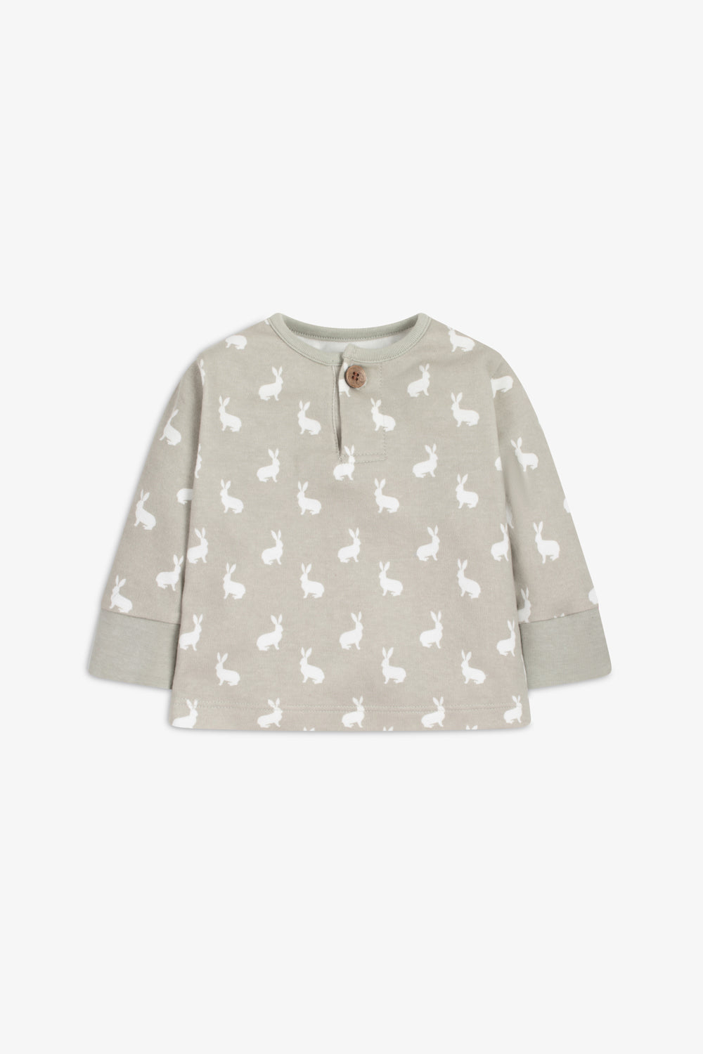 Top and Pants Set, fawn hare print