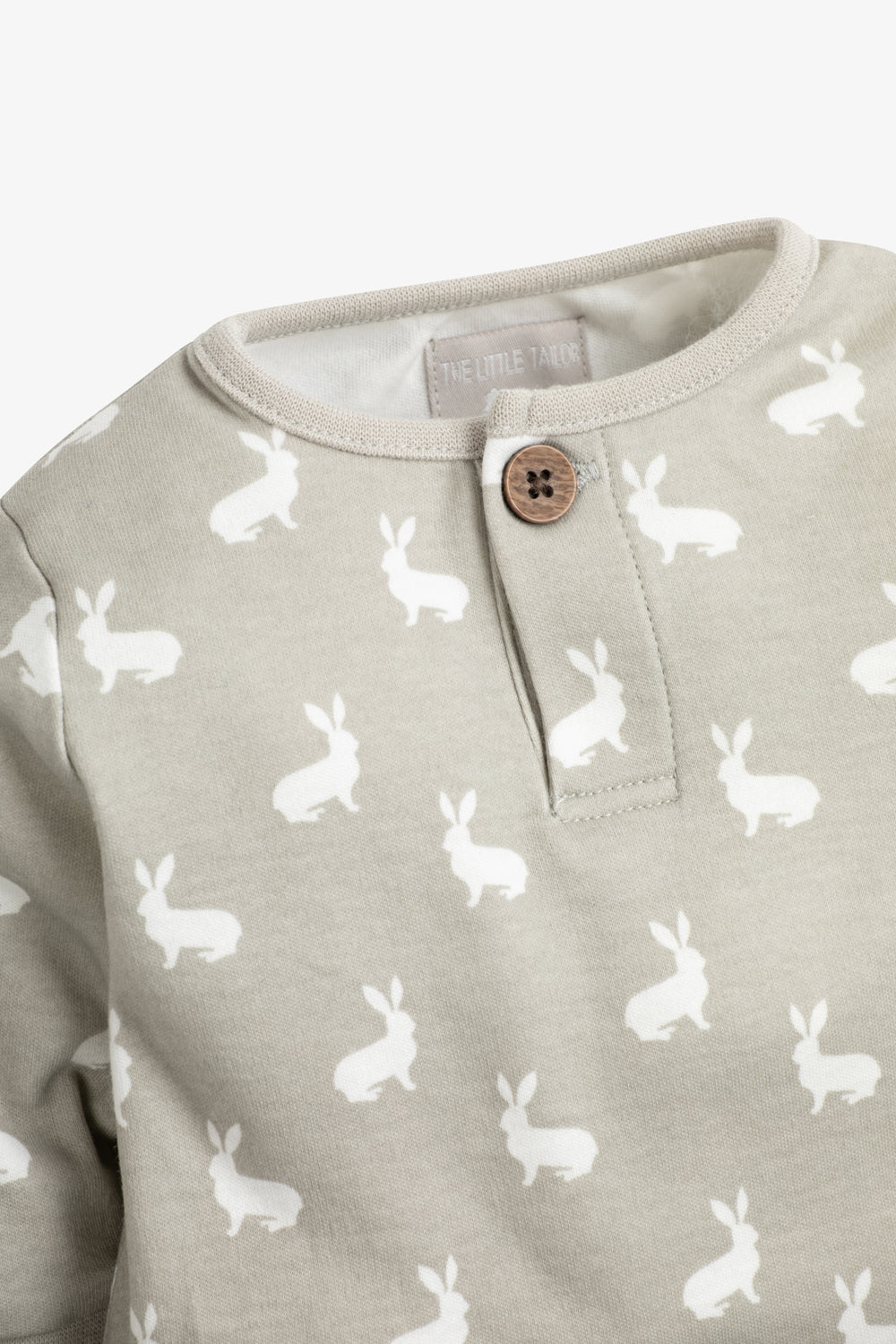 Top and Pants Set, fawn hare print