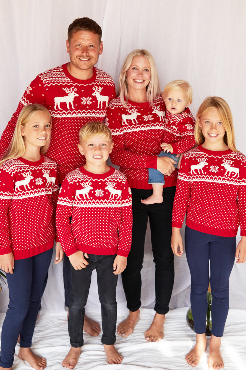 Red Reindeer Sweater Mens