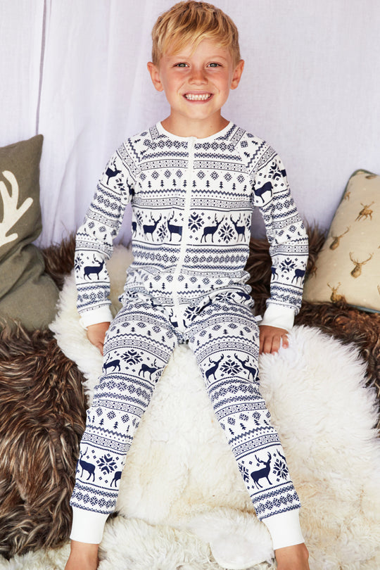 Christmas Reindeer Fairisle Onesie 3months -11 Years